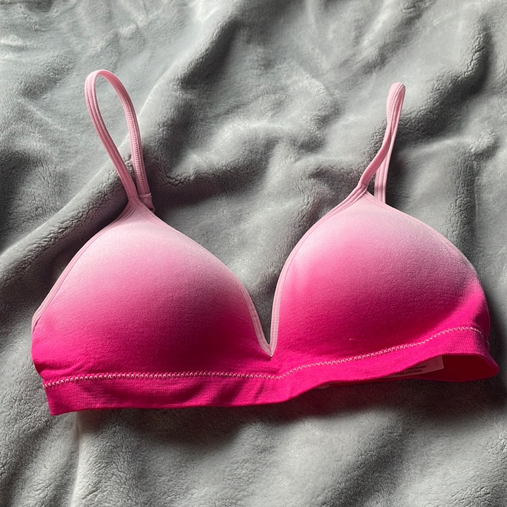Pink and hot pink bra size 34